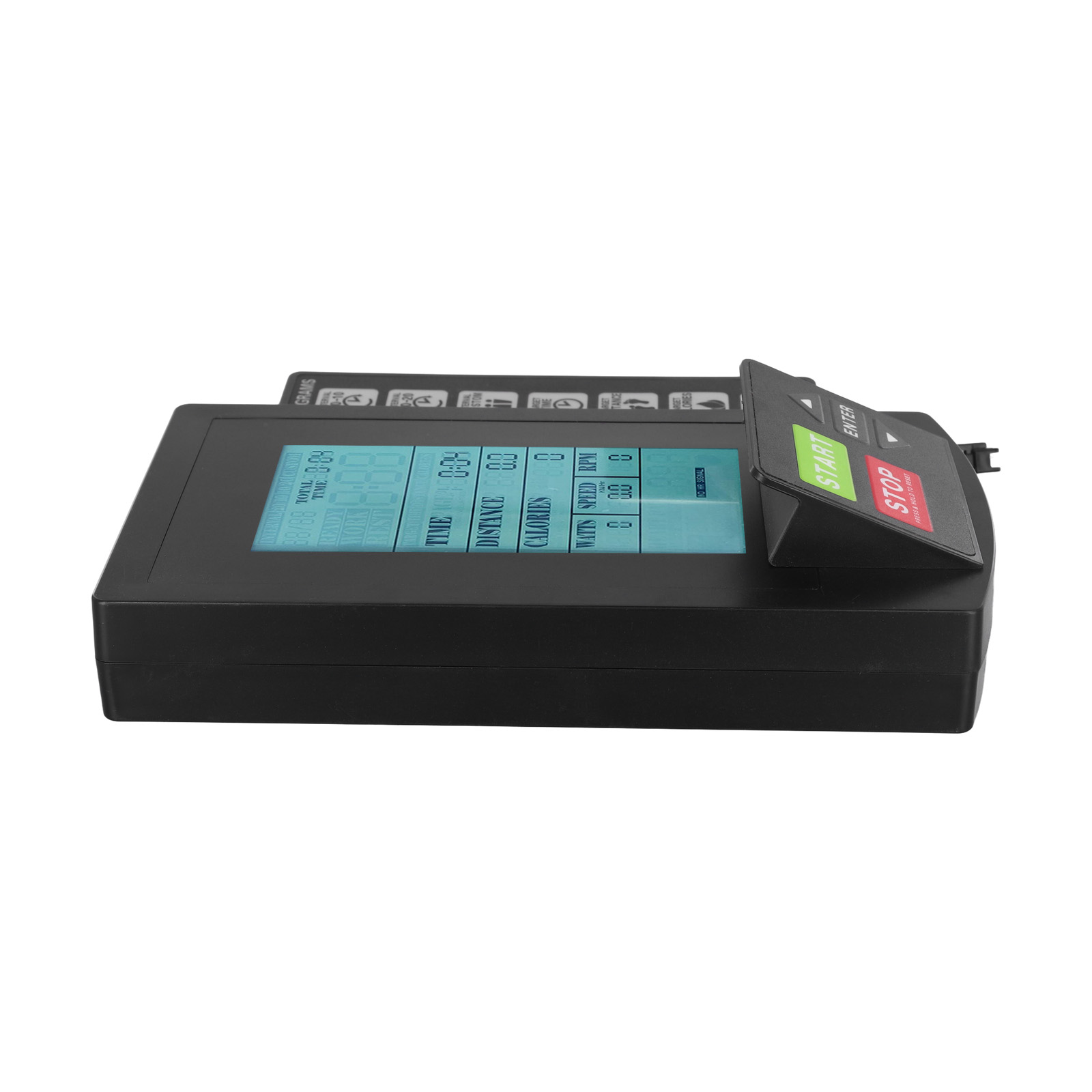 Teller Display Monitor Snelheidsmeter Windweerstand Hometrainer Tellerweergave Trainingsgegevens Windweerstand Hometrainer