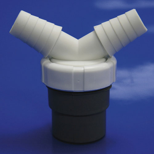 Connection T-219 Double PP Washing Machine Inlet