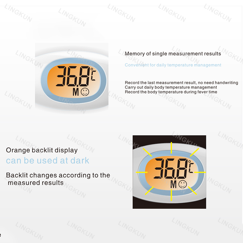 Termómetro rápido de silicona 8S para fiebre, termómetro Digital infrarrojo para el cuerpo Basal, pantalla LED de temperatura Rectal para axila Oral