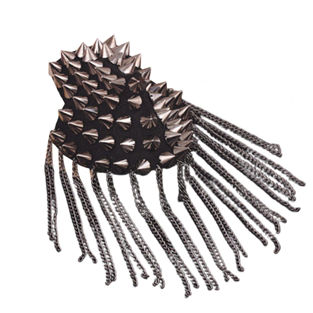 Jahrgang Schulter Brosche Zubehör Quasten Punk Schmuck Jahrgang Fransen Epaulette Schulter Abzeichen Kleidung Dekor: verrotten