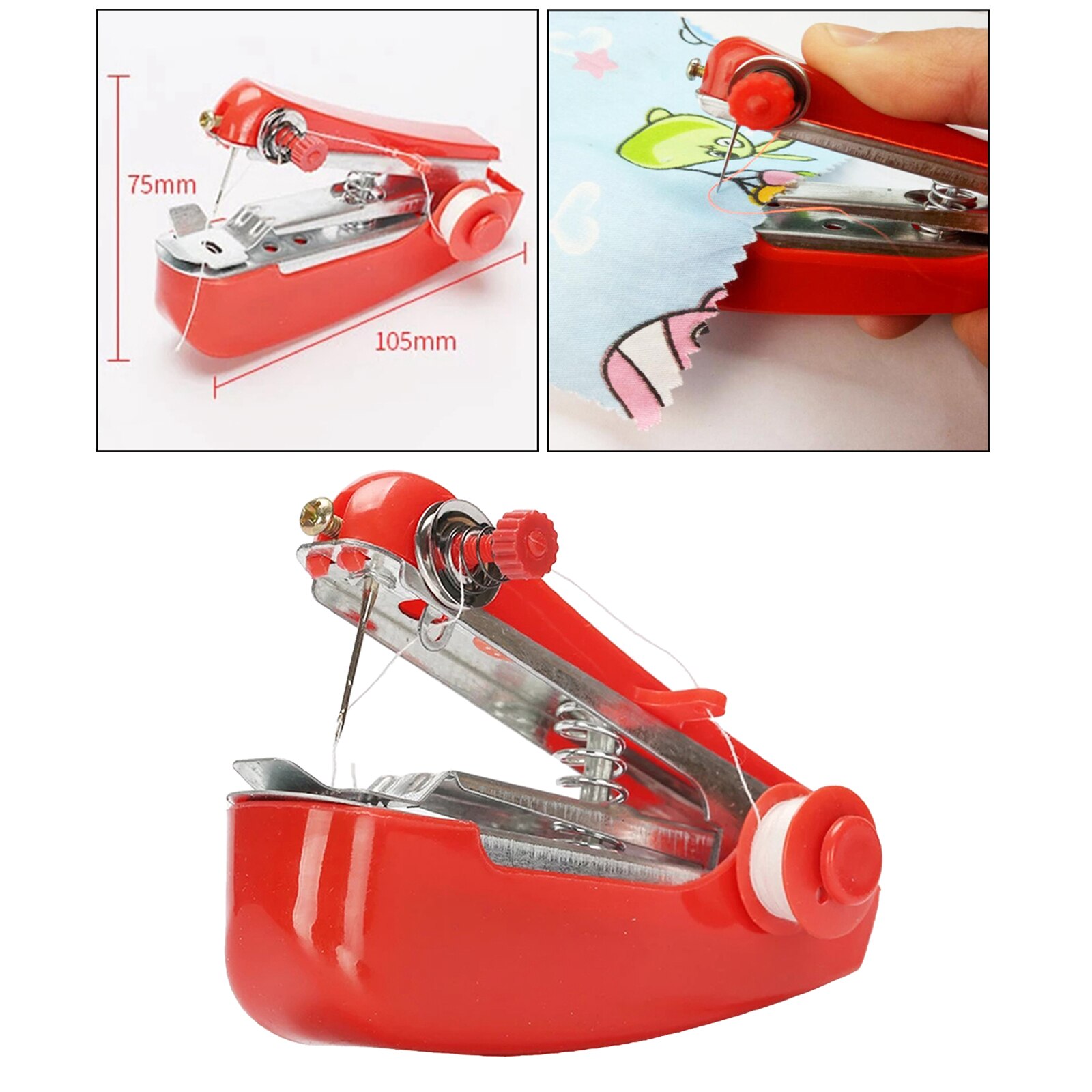 Portable Mini Sewing Machine Desktop Cordless Repairing Machine Small Stitch Handheld Mending Machine Cordless Household Handy