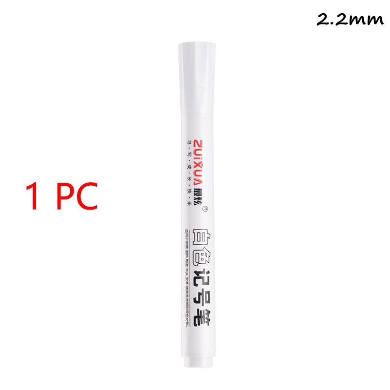 1/2/5 Stuks Olieachtige Witte Marker Pen 3.0Mm Olieachtige Waterdichte Witte Gel Pennen Schrijven Tekening Graffiti Briefpapier Wrting Schoolbenodigdheden: Bordeaux