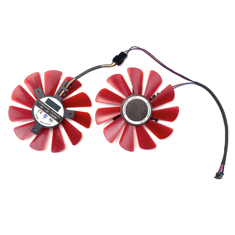 85MM RX 570 RX 580 FDC10U12S9-C Cooler Fan For XFX RX570 RS RX580 RS Video Graphics Cards Cooling As Replacement Fan