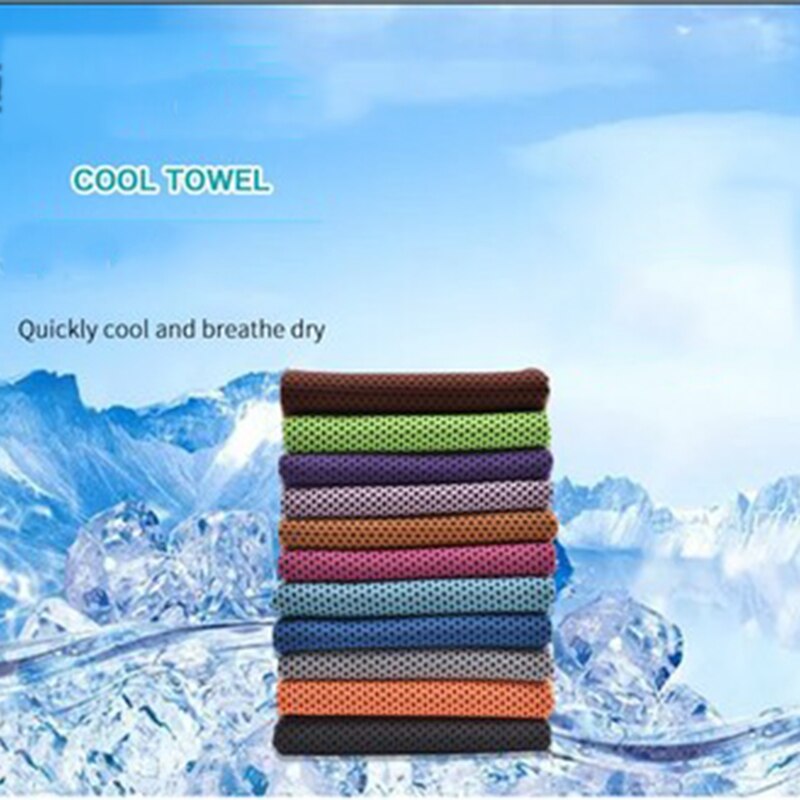 Microfiber Sport Handdoek Snelle Koeling Ice Gezicht Handdoek Sneldrogende Strand Handdoeken Zomer Blijvende Instant Chill Handdoeken Yoga Golf handdoek