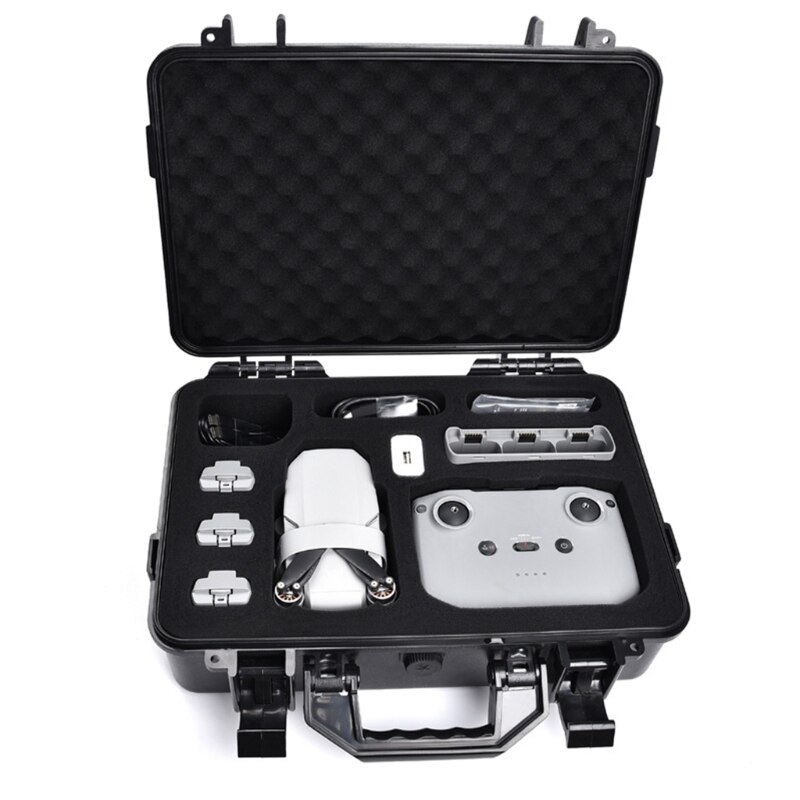 Boîte de rangement étanche et antidéflagrante, mallette de transport de grande capacité pour accessoires de Drone DJI Mini 2