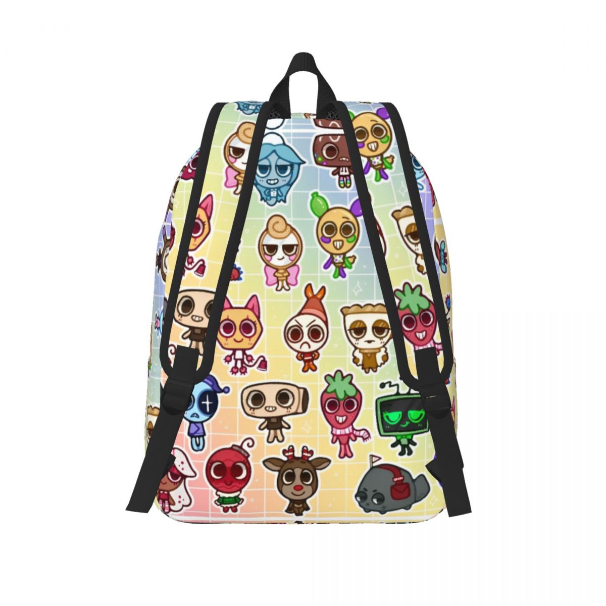 Dandys World Backpack for Men Women Teenage Student Hiking Travel Daypack Cartoon Game Laptop Computer Shoulder Bag Durable