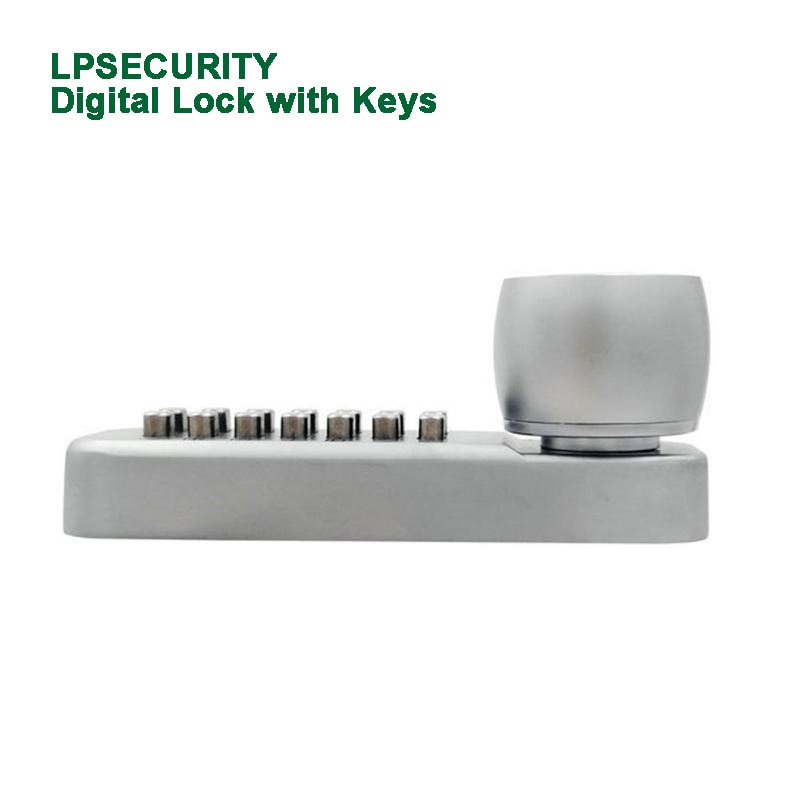 Digital Door Lock Home Mechanical Lock Code keypad Key Waterproof Exterior Gate Lock Wooden Iron Door Lock Deadbolt Latch