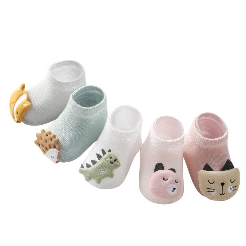 Schattige Pop Sok Voor Baby Jongen Meisje Katoen Antislip Cartoon Doseren Sokken Baby Meisje Kleding Accessoires Voeten Protector allseason
