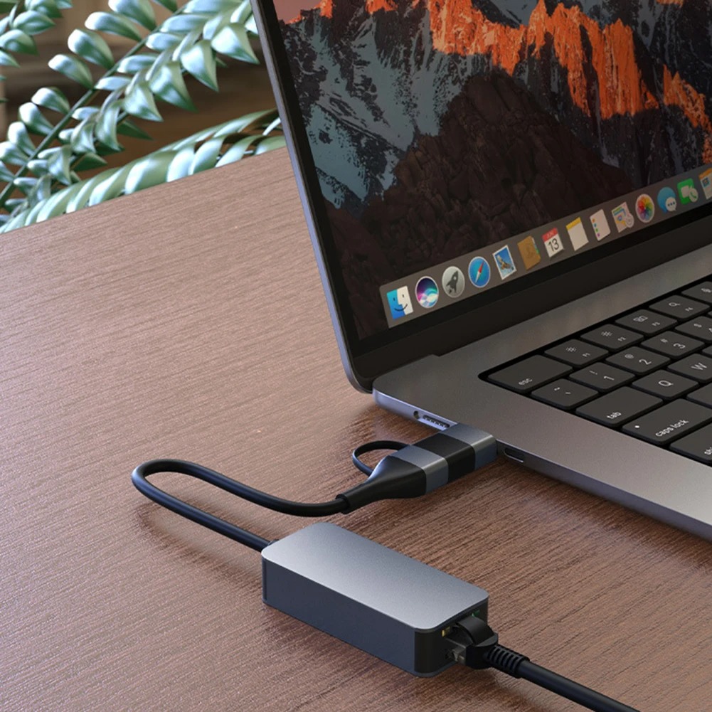 2500mbps tipo c para placa de rede rj45 lan 2.5gbps usb 3.0 conversor usb c 2.5g adaptador gigabit ethernet externo para computador portátil
