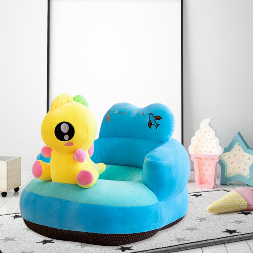 Baby Sofa School Seat Cover Cartoon Dier Baby Sofa Cover Leren Sit Stoel Seat Huid Geen Filler