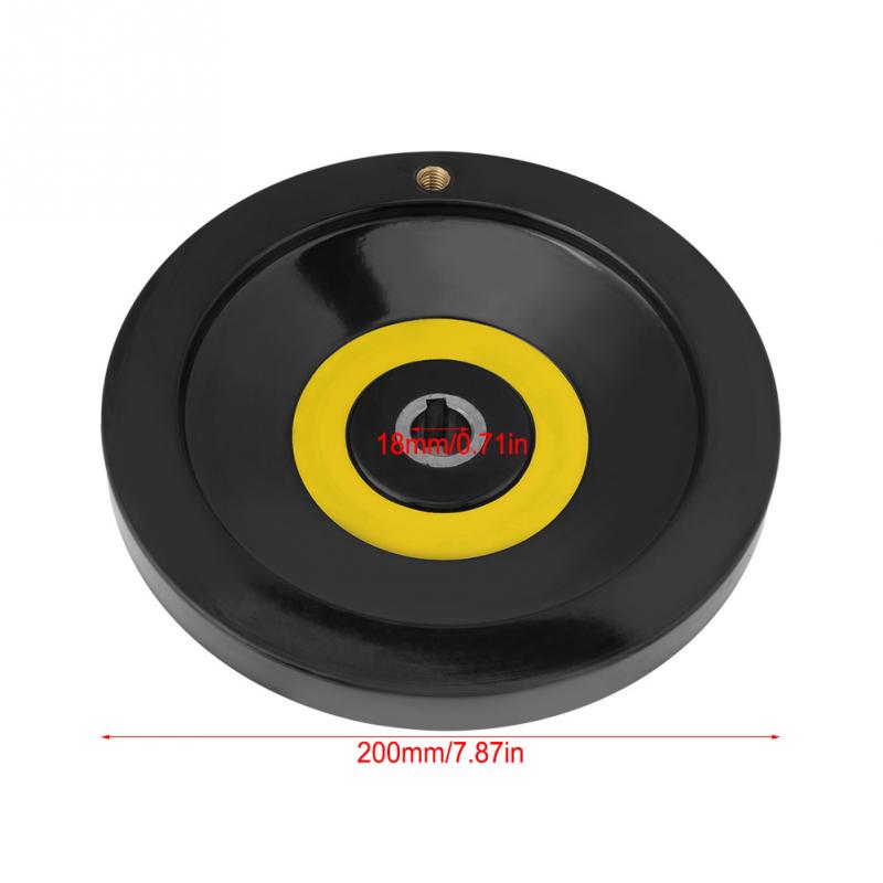 1 pcs Revolving Handle Hand Wheel Lathe Milling Machine Rear Ripple Hand Wheel With Revolving Handle 63mm 80mm 125mm 160mm 200mm