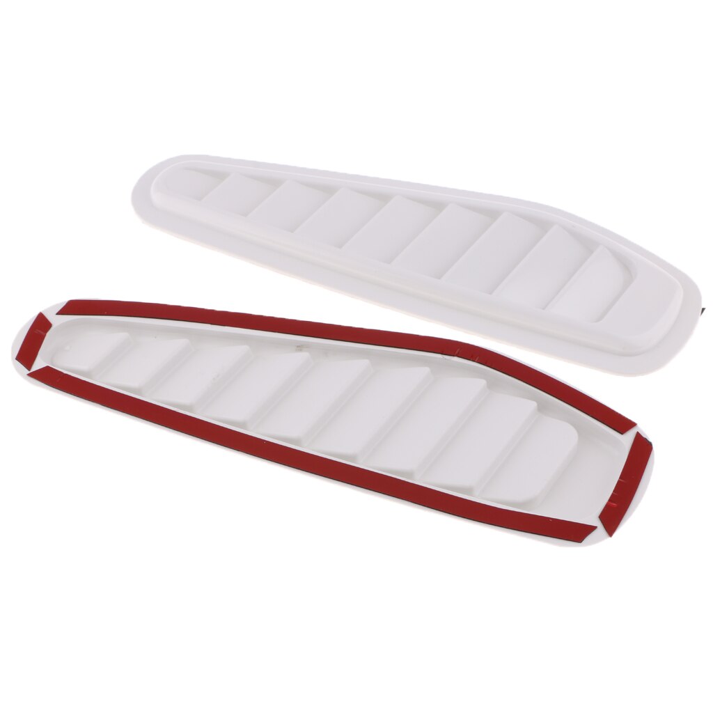 2 Pieces Car Air Flow Intake Hood Scoop Vent Cover Auto Decorative Universal