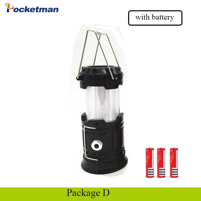 Camping Lantern Solar Power LED Light Source Poweful Portable Tent Work Lamp LED Flame Lantern Torch3 orders: D