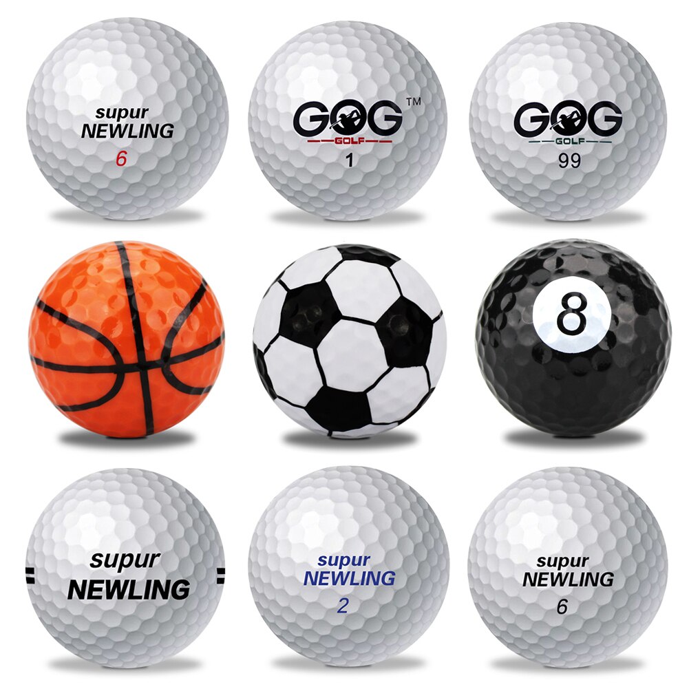 1pc sorters golfbollar boll för golfare barn pojkar flickor 2/3 lager träningsboll baseball, fotboll, amerikansk fotboll