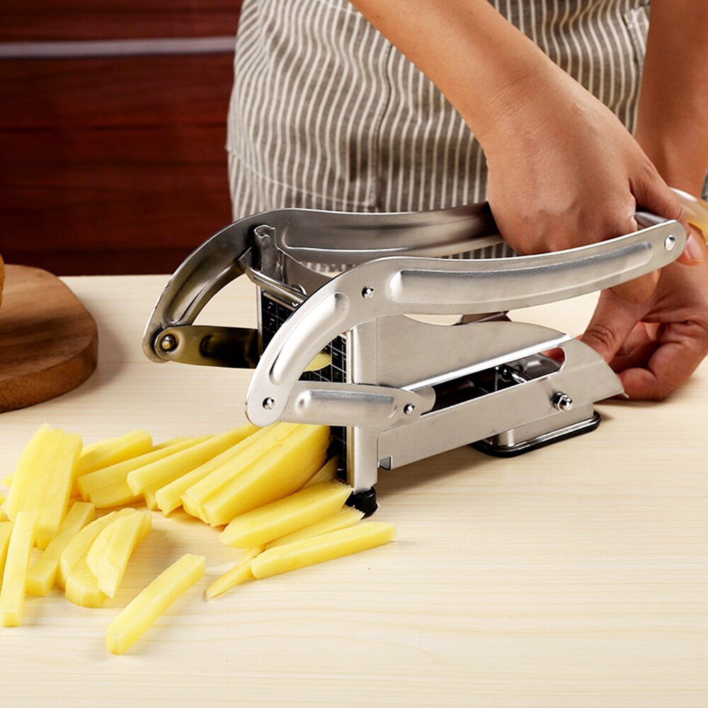 Kartoffel Schneiden Maschine Edelstahl Hause Französisch Frites Kartoffel Chips Gurke Schneidemaschine, Der Werkzeug Für Obst Gemüse