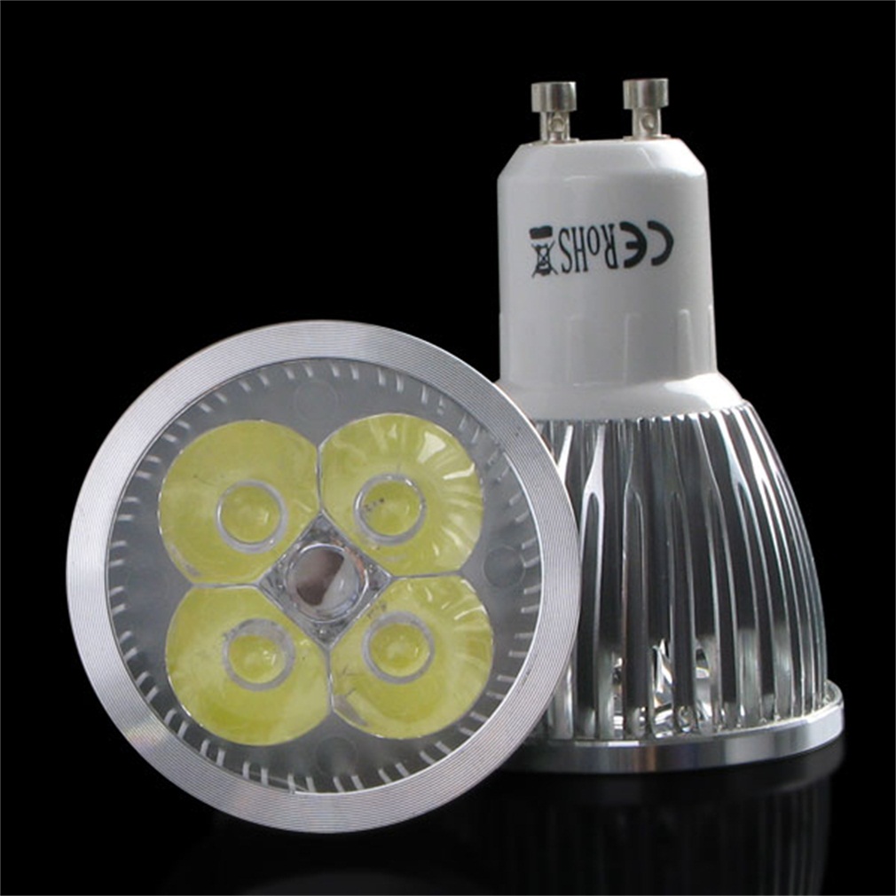 4 x GU10 4W LED SMD Spot Light Lampen Dag/Warm Wit High Power ! Inventaris Klaring