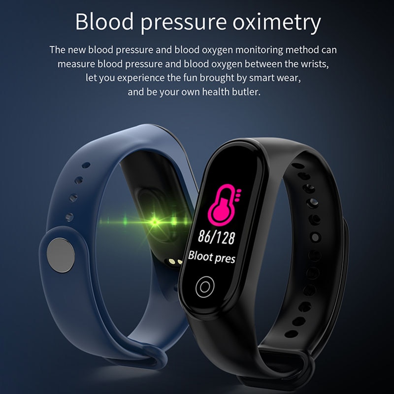 Sport skridttæller smart ur vandtæt fitness tilbehør tracker pulsmåler kvinder ur stilfuldt sports smart ur