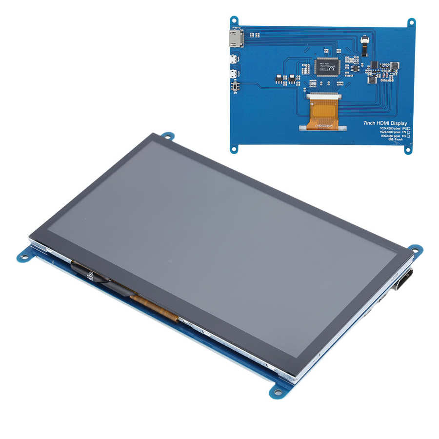 Display Voor Raspberry Pi 7 Inch Ultra‑clear Resolutie Aanraken Screen Volledige Kijkhoek Voor Windows/Ubuntu