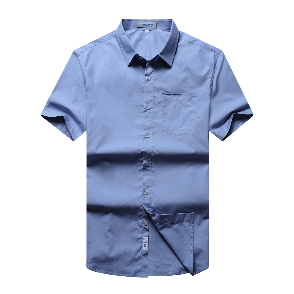 Plus Große Größe 8XL 7XL 6XL 5XL 4XL Neue Sommer Kurzarm Köper Reine Farbe Geschäft Kleid Hemden Formale Arbeit Hemden Männer: 5 / 4XL