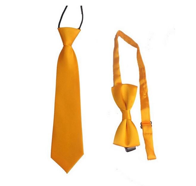 Kinderen Jongen Baby & Kids Leuke Kids Ties Bowtie Set Stropdas Bruiloft Kleding Accessoires HHtr0012: Yellow