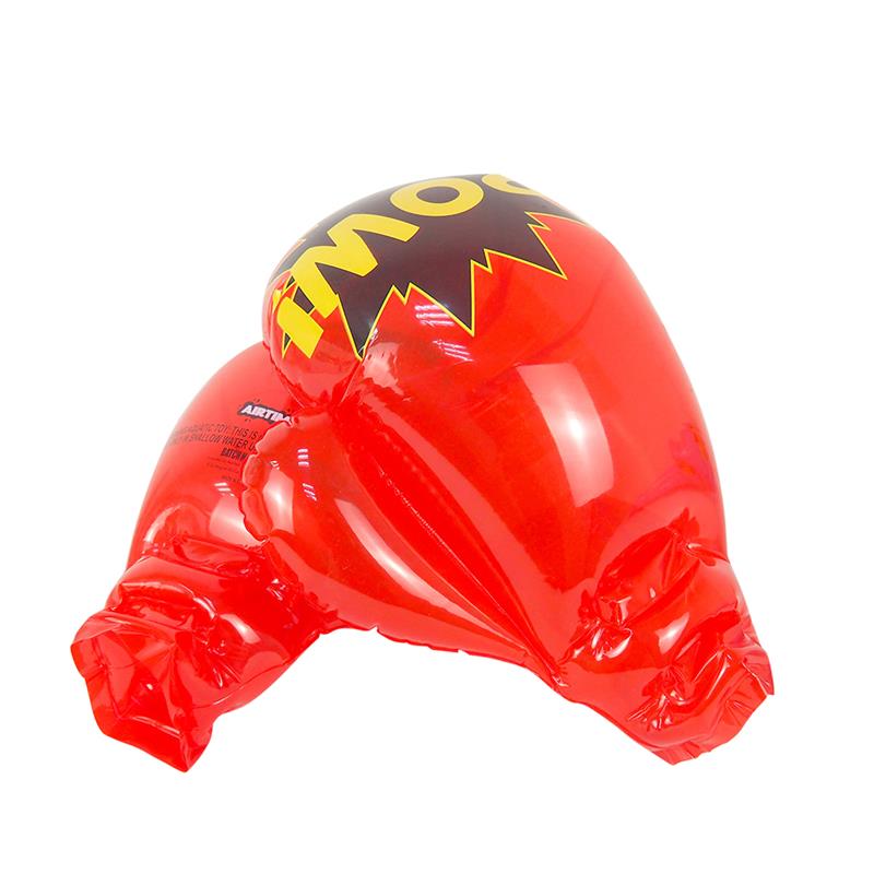 Gants De boxe gonflables en Pvc pour enfants, 1 paire, Guantes De Boxeo Free Fight Sanda Training, équipement d'entraînement pour enfants: Red