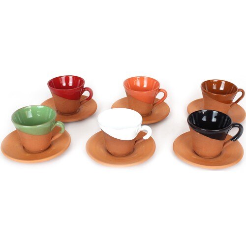 Kutahya a L'unité Carrelage et Céramique-Café Moulu Tasse Ensemble Modèle tasse à café, café, tasse à café soucoupe