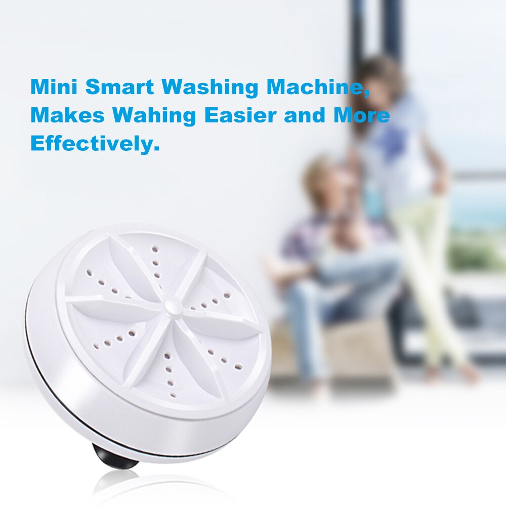 2 In 1 Draagbare Mini Wasmachine Ultrasone Wasmachine Met Usb Kabel Handig Voor Reizen Zakenreis