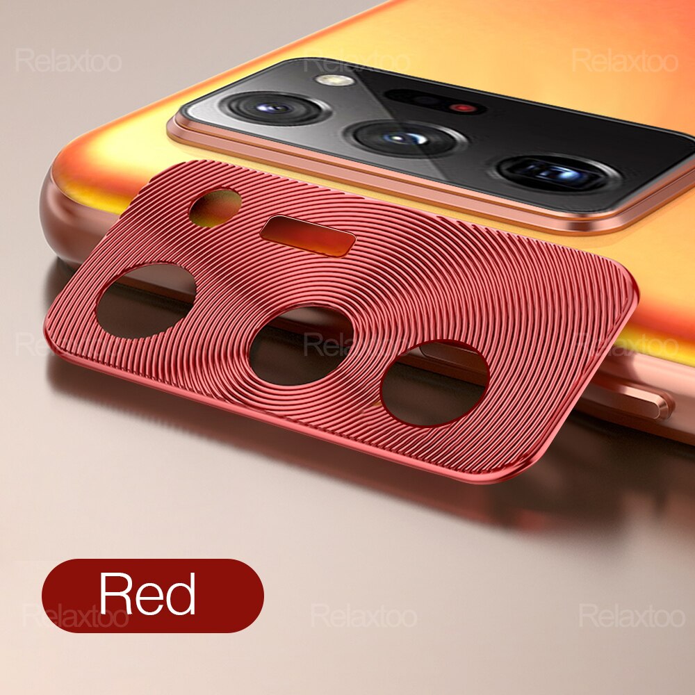 Osłona kamery na gelaxi nie 20 ultra obudowa metalowa osłona pierścienia ochronnego do samsung galaxy not20 note20 uwaga 20 ultra okładka: note 20 / Red