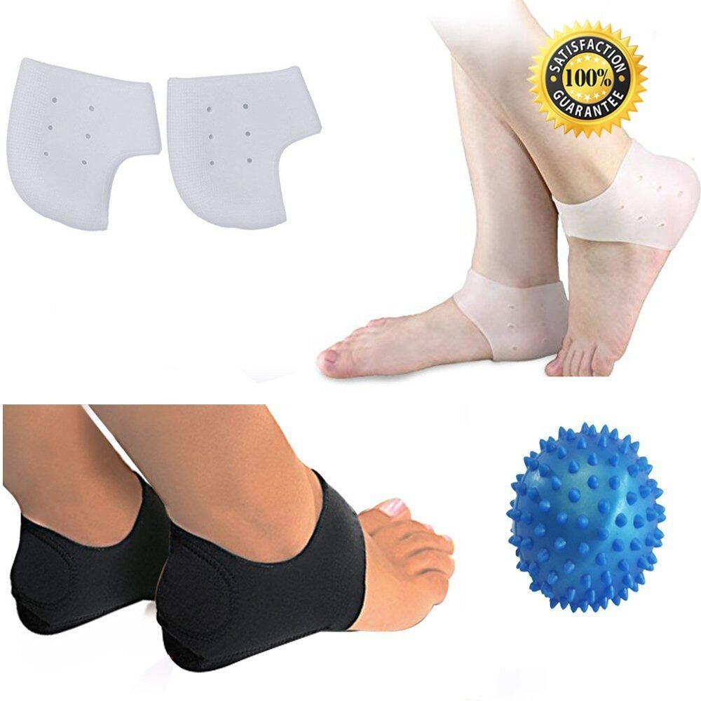 Fasciitis plantaris Therapie Wrap Kit 5 Pcs Massage Bal Arch Ondersteuning Silicone Hak Mouw