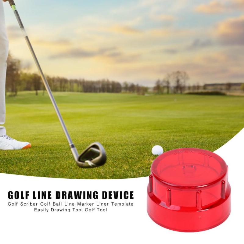 360-degree Golf Scriber Golf Ball Line Marker Liner Template Drawing Tool