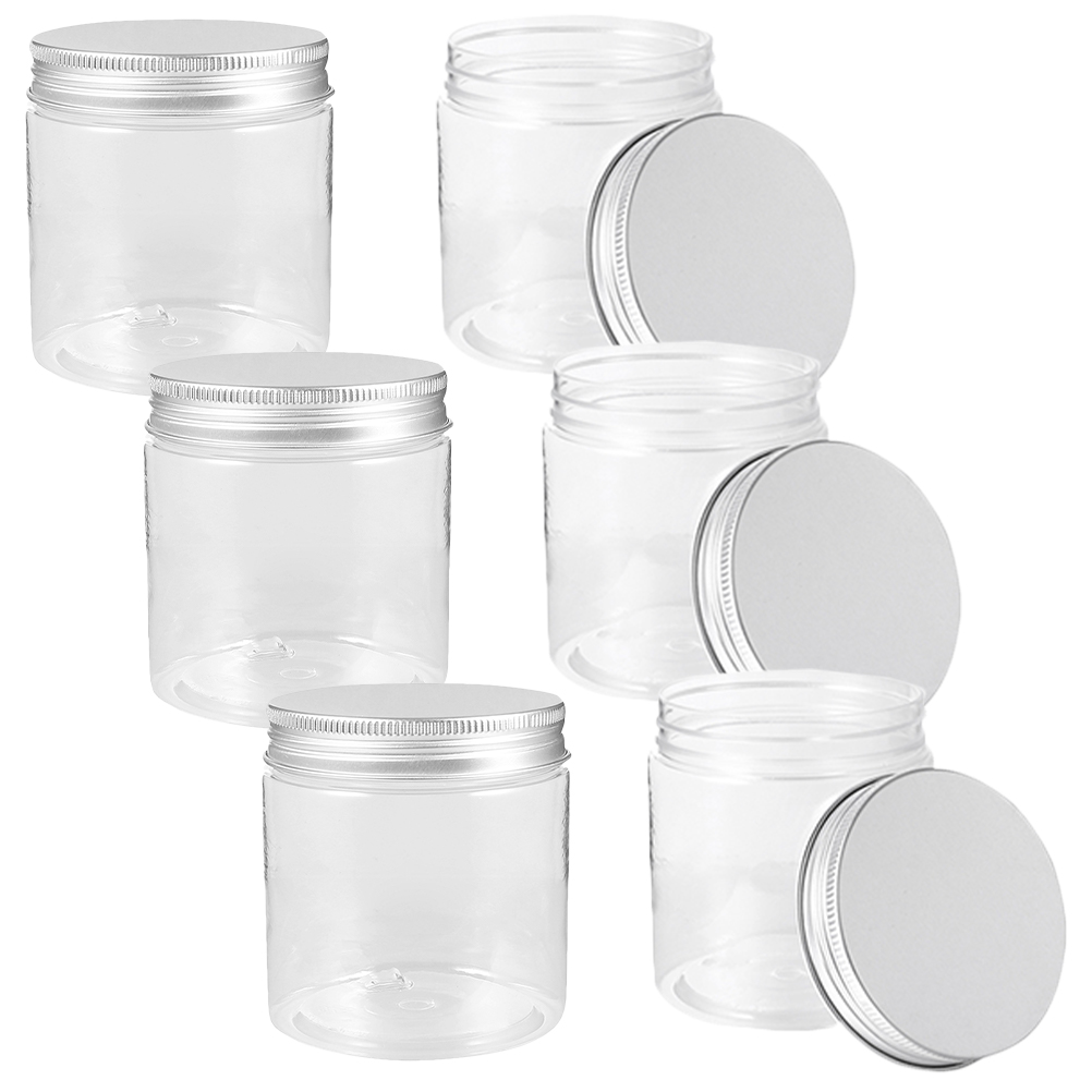 6 Stück Aluminium deckel Einmach gläser Lebensmittel Lagerung Glasbehälter Joghurt Konserven tragbare Deckel Mini Baby behälter Reise flasche Topf