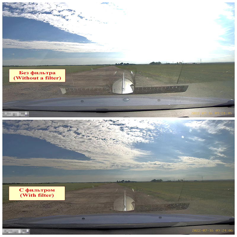 Per filtro CPL 70mai solo per filtro CPL 70mai A810 per fotocamera posteriore 70mai RC12 filtro CPL adesivo VHB e adesivi statici