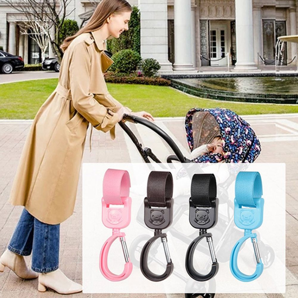 Tas Haken Baby-autozitje Accessoires Draaien 360 Graden Kinderwagen Haken Tas Hanger Baby Hanger Aansluiten Baby Tas Wandelwagen Haken