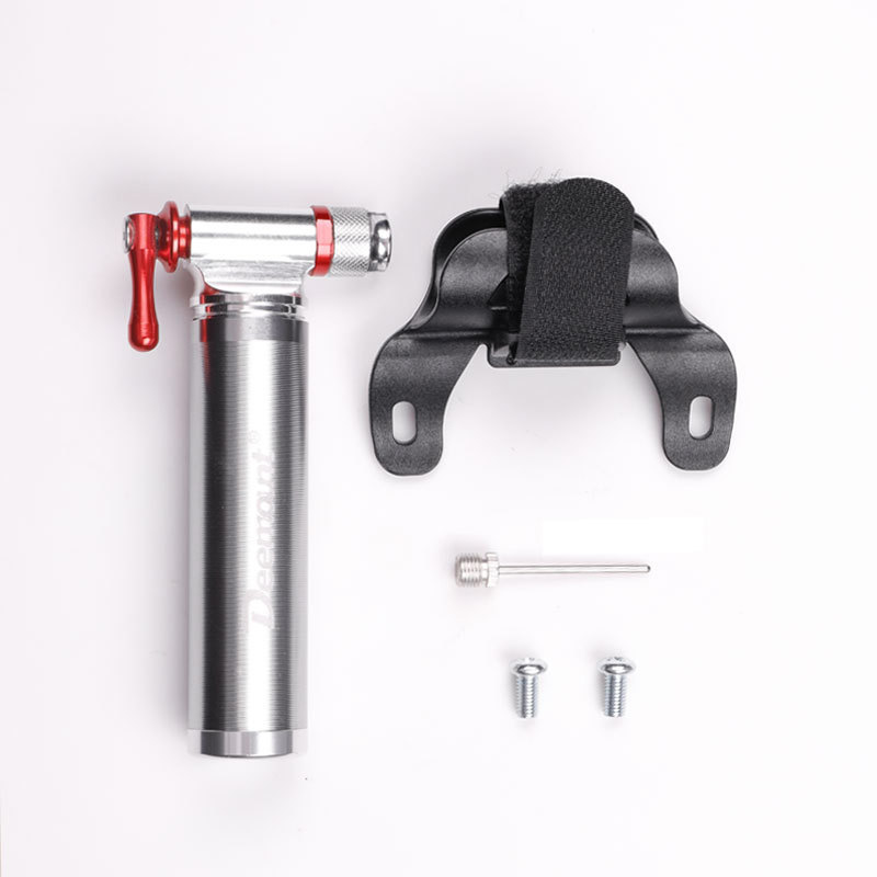 Portable Bicycle Mini Pump Aluminum Alloy Ultralight Air CO2 Inflator Bike Bicycle Pump Bike Ball Pump Bike Bicycle Accessories