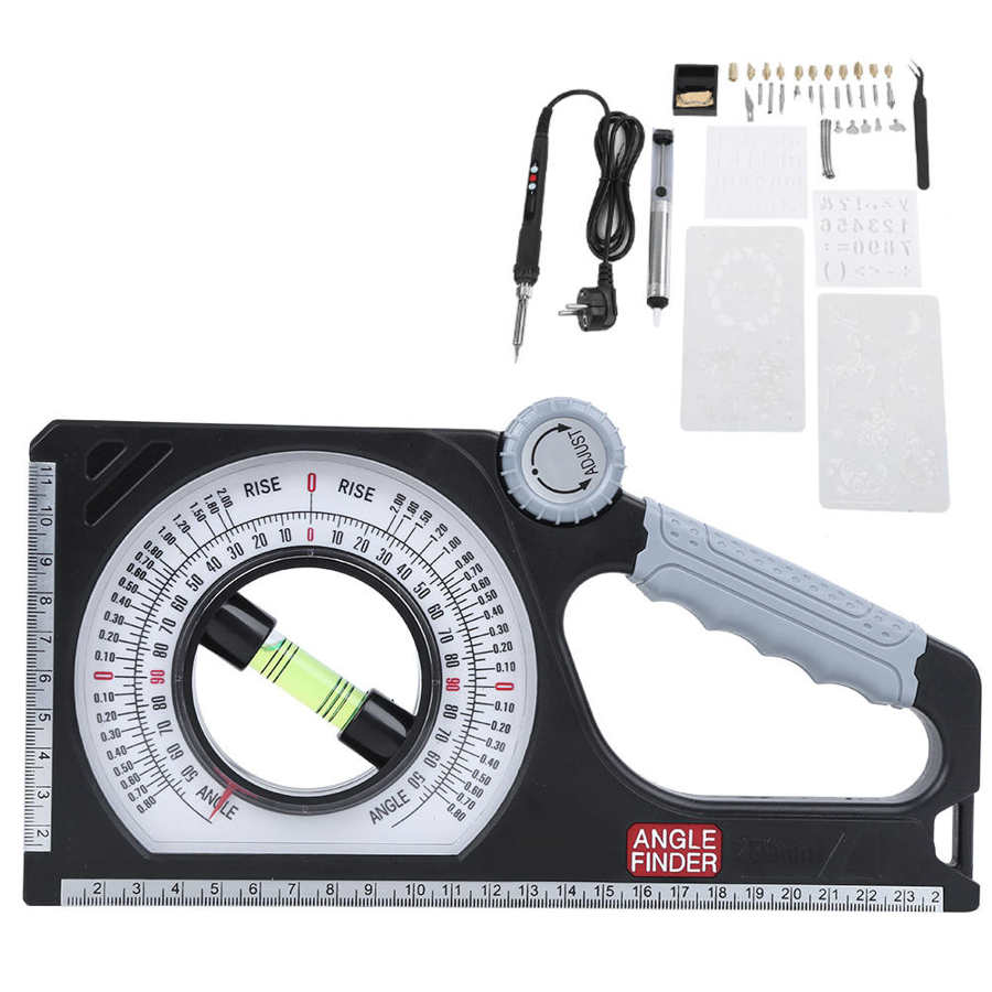 Electronic Protractor Slope Measuring Instrument Angle Finder Magnetic Multifunctional Woodworking Meter Angle