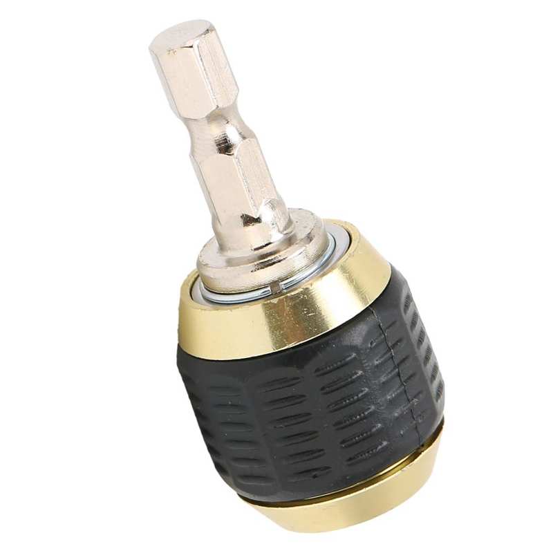 Drill Chuck Hex 1/4in Mini Electronic Drill Chuck Metal Screwdriver Adapter Accessory Tool
