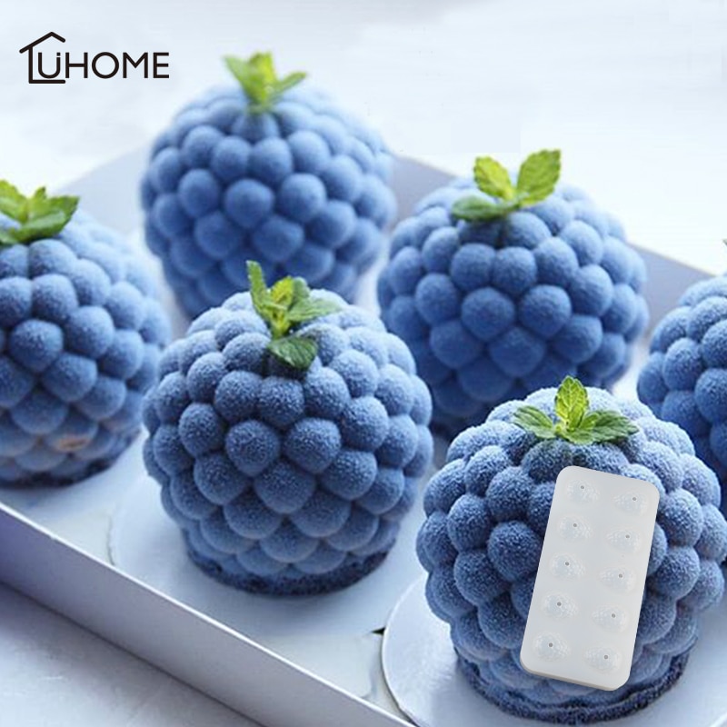 3D Raspberry Blueberry Cakevorm Siliconen Mal Voor Diy Bakken Dessert Mousse Keuken Bakvormen Art Sugarcraft Decoreren Gereedschappen