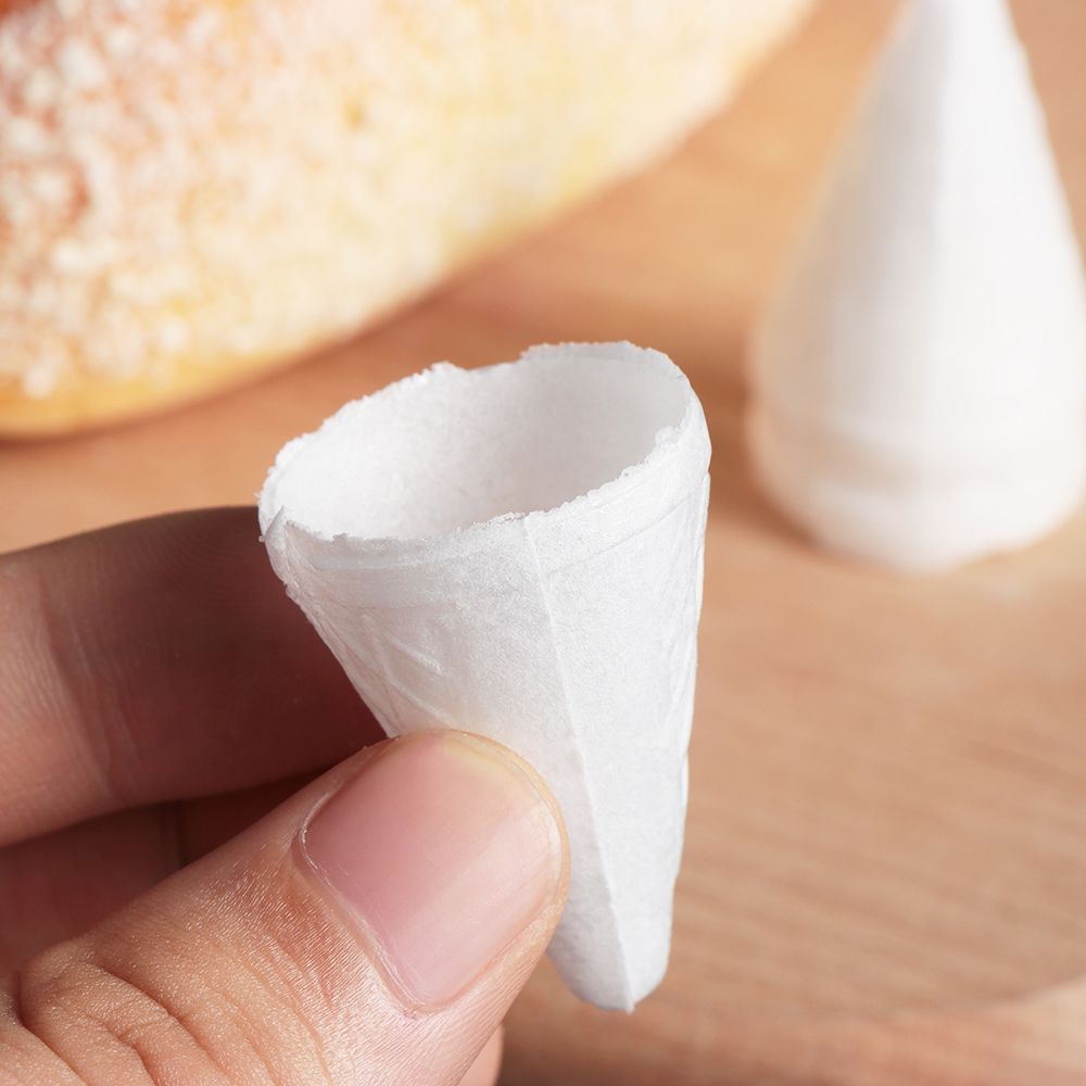 Ice Cream Cone Shape Piping Nozzles Rose Flower Dessert Cake Decorators Glutinous Kitchen Bakeware