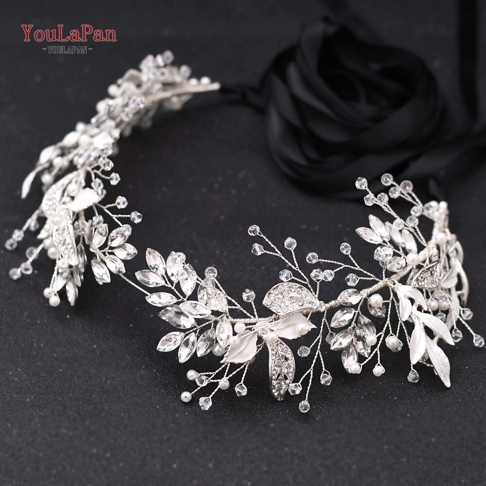 YouLaPan SH272 Braut Gürtel mit Strass Hochzeit Gürtel für Braut Kleid Gürtel Hochzeit Kleid Schärpe Elfenbein Taille Metall Gürtel: Schwarz