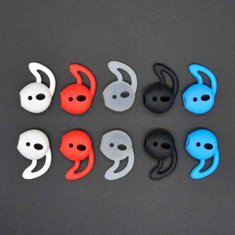 1 para Air Pods słuchawki silikonowe etui przeciw zrzucaniu bezbolesne wkładki douszne nauszniki dla Apple Airpods akcesoria ochronne