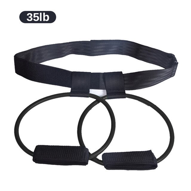 yoga trening strikk Fitness motstand kroppstrener dra tau løping hoppe band lår styrke stropp trening til sport: Plomme