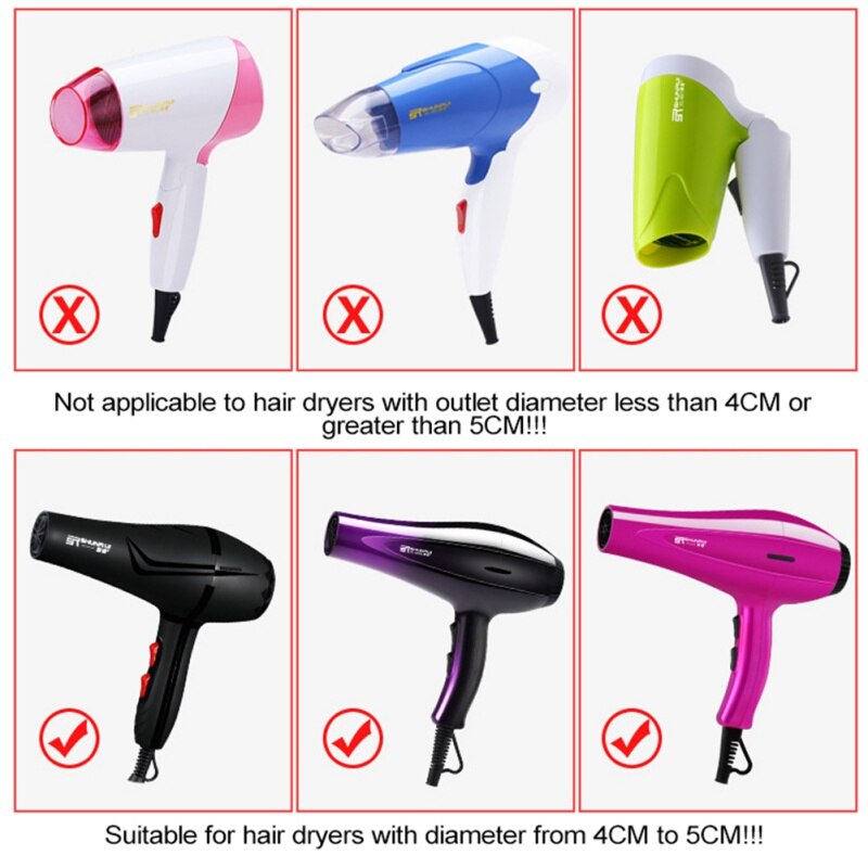 Diffuseur de cheveux résistance à haute température universel ABS sèche-cheveux diffuseur outils de coiffage