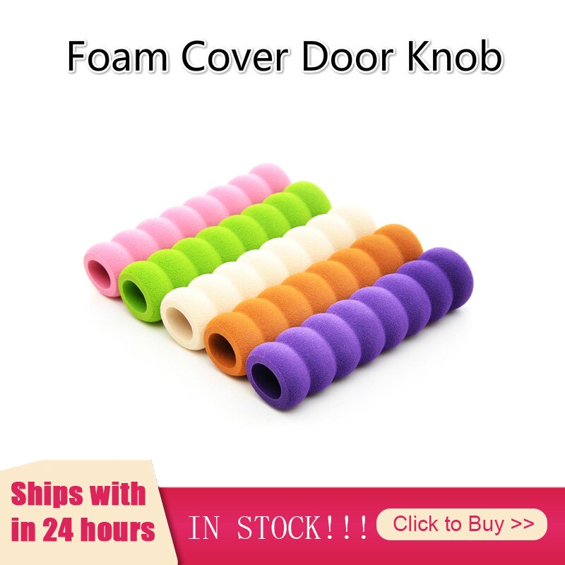 1Pcs Home Decor Corner Protector Door Handle Foam Cover Door Knob Cover Practical Static-free Baby Safety Home Hogar Protective