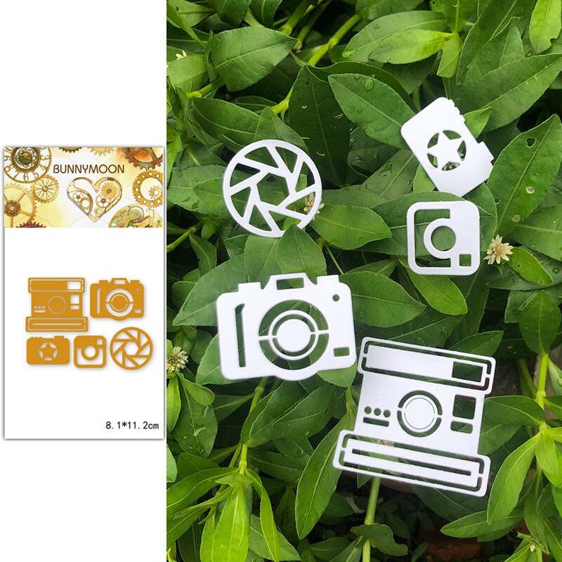 CH Digital camera Stencil Metal Cutting Dies For Scrapbooking Practice Hands-on DIY Album Card Craft Decoration
