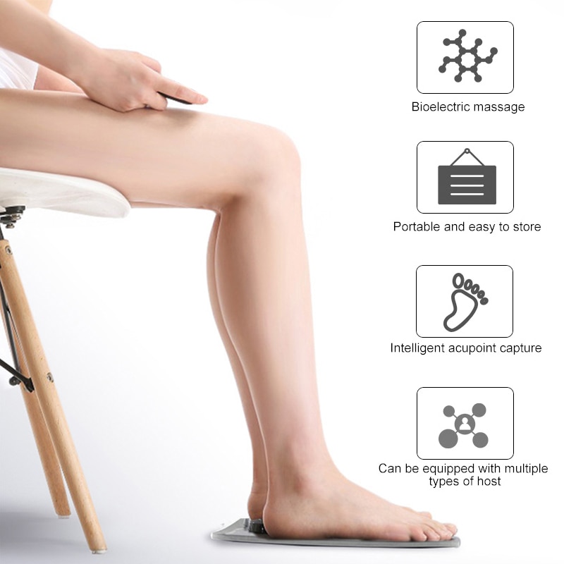 Ems fodpleje massageapparat elektrisk fysioterapi revitaliserende pedicure tiers trådløs fodpleje vibrator fødder muskelstimulator