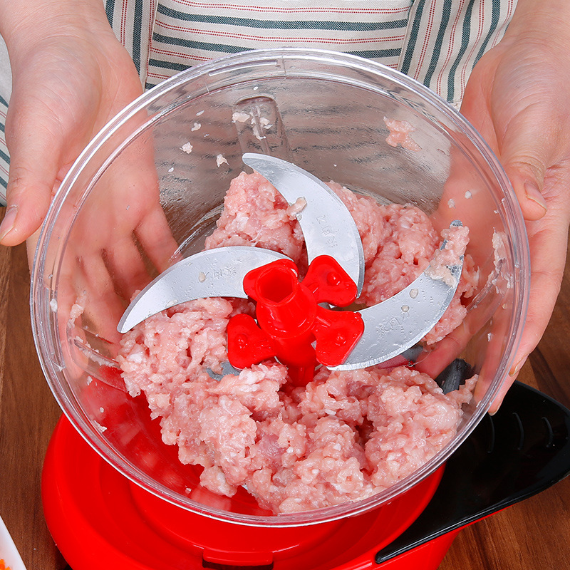 2.5L Manual Meat Processor Mixer Stainless Steel Meat Cutter Multifunctional Hand Carrot Vegetable Grater Dicer Tools