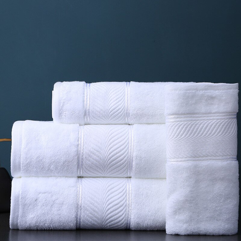 Towel 100% Cotton Bath Towel for Hotel Salon Home Large 80*160 cm Bath Towel 35*75 cm Face Towel Terry Towels