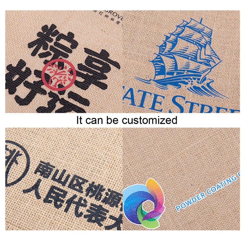 Przenośna torba na zakupy z juty kobiety bambus pętla uchwyty duża torba z rączkami wielokrotnego użytku torba na zakupy ręcznie malowany obrazek kobieta torebka na co dzień