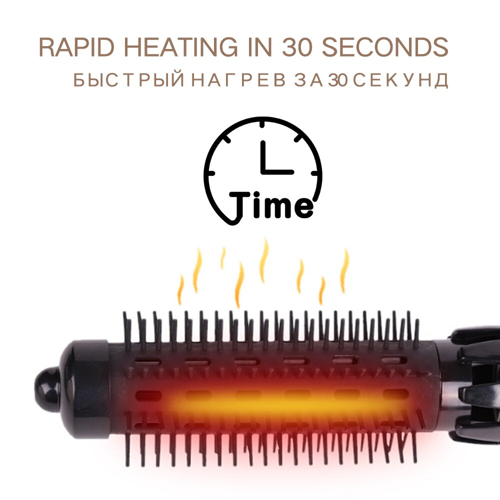 4 IN 1 Hair Curlers Straightener Automatic Dryer Brush Hair Curler Hairstyle Curling Iron Big Wave Curler Krultang