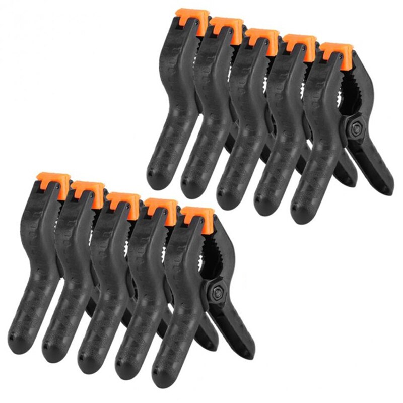 10Pcs Houtbewerking Klemmen Lente Klem Een-Vorm Plastic Hout Clips Hardware Houtbewerking Gereedschap 4 Inch